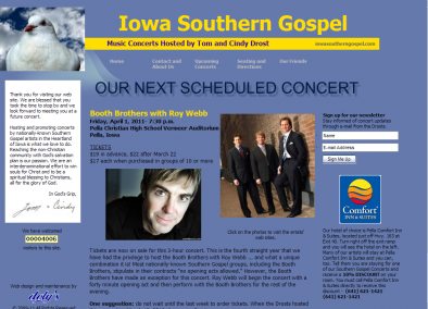 Iowa Southern Gospel Concerts